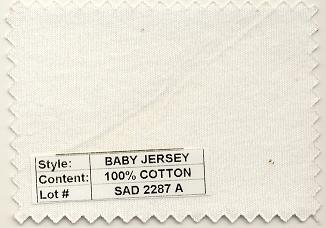 Baby Jersey 100% Cotton